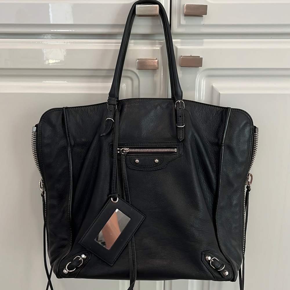 Balenciaga Papier Tote Bag Black